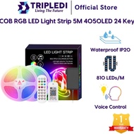 MAX- TRIPLEDI LED STRIP COB RGB 5 METER 4050 LED WIFI BLUETOOTH ALEXA