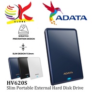 ADATA HV620S SLIM PORTABLE EXTERNAL HARD DISK DRIVE HDD WITH USB 3.2 GEN 1 / WORK WITH PS5 , XBOX / 