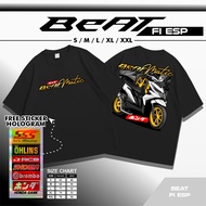 Latest Racing Distro T-shirts - Honda Beat Fi ESP Beat STREET Modified Motorcycle T-shirts - Unisex 