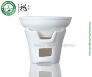 Altar  Porcelain Mesh Strainer amp  Stand For Gongfu Tea