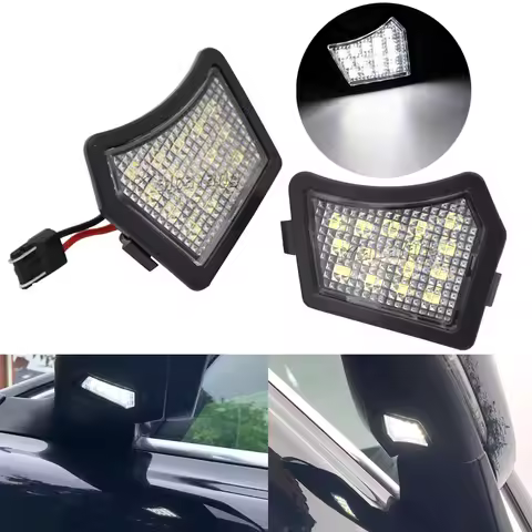 LED Under Mirror Welcome Lamp Puddle Light For Volvo V40 V50 V60 V70 C30 C70 S40 S60 S80 XC70 XC90 J