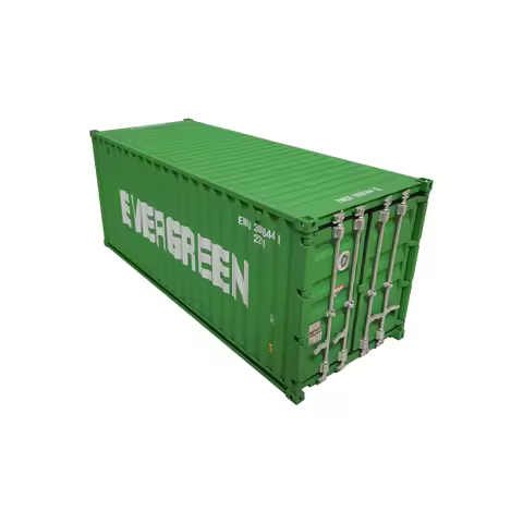 1:20/1:25/1:30/ Creative shipping model container EVERGREEN Storage box + Pen box + tissue box + mod