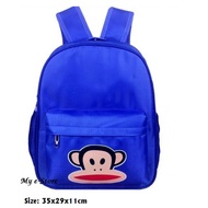 (Ready Stock in Selangor) CVS Blue Monkey Kids Preschool Bag