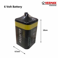 6V Extra Heavy Duty Battery GLISTEN / 6 Volt Super Heavy Duty Batteri
