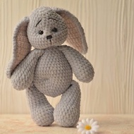 Bunny plush soft toy Handmade Amigurumi rabbit