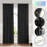 Acasia.curtain - Iris Hook/Eyelet Blackout Curtain - Code 33 (170cm-400cm)