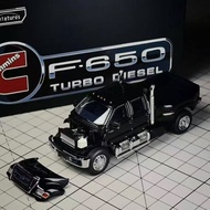 MK Miniatures 1/64 Ford F650 Super Duty HEC Alloy Diecast Car Model Toy Birthday Gift