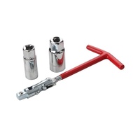 Car Spark Plug Three-Piece Socket Wrench Adjustable Universal Spark Plug Socket Disassembly Tool