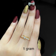 ;: Cincin Emas Muda Dewasa Mata 7 1 Gram