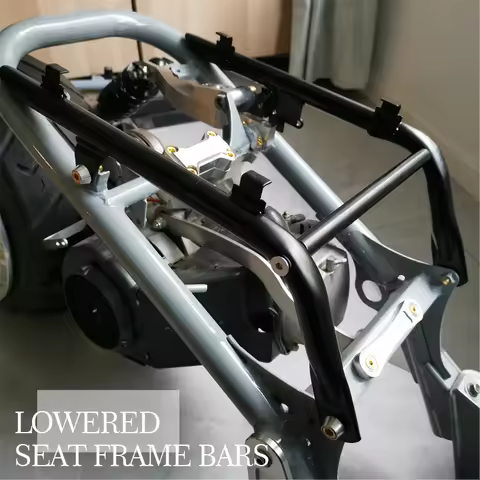 Lowered Lowering Seat Bracket Frame Bar Split Type With Reinforced Crossbar For Gy6 Honda Ruckus Zoo