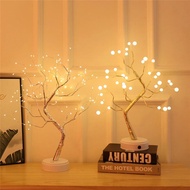 Warmstation 36/108 LEDS Night Light Bonsai Tree Light Gypsophila Lights Home Party Wedding Indoor Decoration Night Light