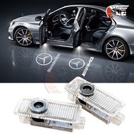 2/4Pcs Led Car Door Welcome Light For 2013-2018 Mercedes Benz CLA C117 W117 CLS C218 W218 A207 C207 