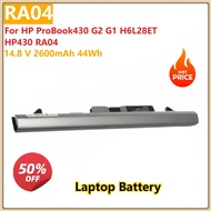 RA04 Laptop Battery 14.8 V 2600mAh 44Wh  For HP ProBook430 G2 G1 H6L28ET HP430 RA04 Brand-New High Q
