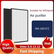 Filter Replacement Parts Accessories for Whirlpool WA-2801FZ Air Purifier Humidifier HEPA Filter and Activated Carbon Filter Set