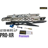 HYPERTECH CNC ULTIMATE PRO-R2 PRO-XR SWING ARM LC135 FI V8 LC4S/5S , LC4s Drum WITH CHAIN COVER