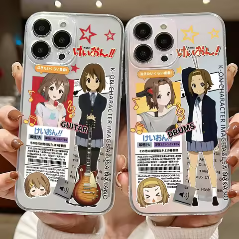 Cute Japanese Anime Girl K-ON Phone Case for Infinix Hot 50 40 30 30i 20 20i 12 12i 11 1010i 10s 9 8