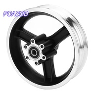 MAYSHOW Electric Scooter Disc Brake Hub, Lightweight 10 Inch Electric Scooter Front Wheel Hub, Durab