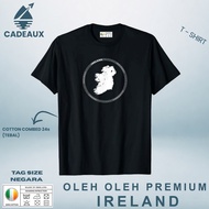 IRLANDIA 15-Piece SOUVENIR T-Shirt ASEAN COUNTRYTAG IRELAND Cotton Combed 24s SOUVENIR PREMIUM GIFT