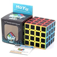 Cube MoYu Cubing Classroom Speed Cube 4x4x4 Magic Cube 4x4 Meilong Carbon Fiber Sticker Black
