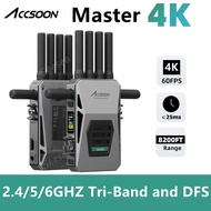 ACCSOON CineView Master 4K Wireless Video Transmission 4K 6G/5G/2.4GHz 8200ft Range Full-color LCD 2