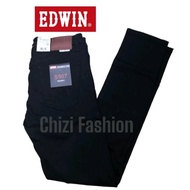 EDWIN MEN'S JEANS # 7507-2356 # SKINNY STRETCHABLE # SELUAR JEANS LELAKI GETAH # SUPER BLACK # 💯 ORI