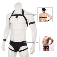 Mens Underwear Neck Strap + Underwear Men Harness Thong Set