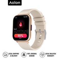 🔥50% Discount🔥Aolon Smartwatch wanita Bluetooth Call GT2 Smart Watch Original Full Screen HD wallpaper custom Heart Rate blood pressure jam tangan wanita digital smartwatch android Huawei Samsung Jam Tangan Pintar Anti Air Pria digital ja hp watch