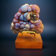 大佛珠力泥活石(老礦*紫藍色)  招財 升運 冥想 改善氣場 驅小人