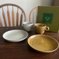 【Trip Ware Japan】禮盒組(兩杯兩盤) 日本製 美濃燒