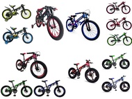 CANDY 80% CBU ASSEMBLY READY STOCK TO SHIP 16'' 20'' INCH BICYCLE LAJAK FOR KIDS 5 - 15 YEARS OLD DOUBLE DOWNHILL SUSPENSION FORK DISC BRAKE ALLOY SPORT RIM