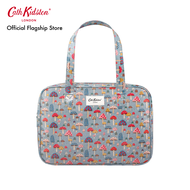 Cath Kidston MFS Large Boxy Zip Bag Mini Mushrooms Soft Blue กระเป๋าพกพา กระเป๋าถือ กระเป๋าแคทคิดสตัน กระเป๋าสะพายข้าง กระเป๋าสะพายไหล่