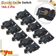 MEIGUII 10Pcs Electric Kettle Switch, 2-Pin Black Thermostat Temperature Control, 250V 16A XE-3 JB-0
