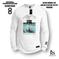 SEVENTY EIGHT Men's long-sleeved white t-shirt, thick cotton combed 24s premium, latest unisex t-shi