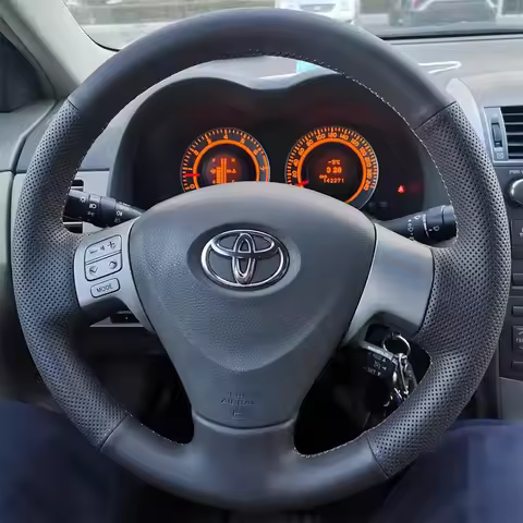Car Steering Wheel Cover Braid Artificial Leather For Toyota Corolla 2009-2013 Matrix 2009-2010 Auri