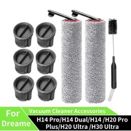 4 Dreame Dual H14 Pro Plus H20 / H30 Ultra Main roller brush Hepa Filter Accessories