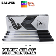 pulpen 1 pack murah isi 12 - Kingsman - Ready stok!! 12pcs Pulpen hitam Kingsman G37