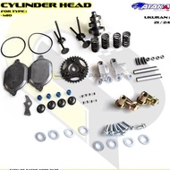 ATAKA RACING Super Head Porting CNC 4 Valves Mio 24/21 22/19 Cylinder head Original
