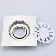 15x15cm stainless steel floor drain dual-purpose bathroom bathroom drain stainless steel floor drain