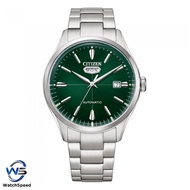 Citizen C7 NH8391-51X Green Automatic Analog Stainless Steel Men's Dress Watch