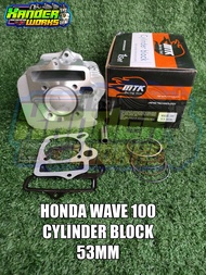 HONDA WAVE 100 53mm CYLINDER BLOCK SET