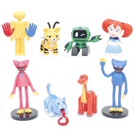 8pcs/set Movie&amp;TV Western Animiation Huggy Wuggy Action Figures PVC Model Decoration Toys Gifts for Boys Girls