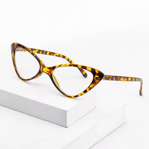 Fashion Cat Eyes Reading Glasses Ultralight Small Frame Clear Lens Presbyopic Eyeglasses For Women M