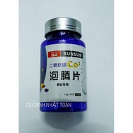 SUNSUN CO2 effervescent tablets for aquatic plants, 60 tablets