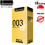 OKAMOTO 003 Real Fit Pack of 10s condoms Ultra Thin Male Use No Rubber Smell Sex Toys Adult Use