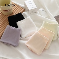 (Casual) Lovito Panties Skinfriendly Breathable 4way Stretchy Panties for Women LNE113125 (NEW) Lovi