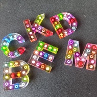 36 letter keychain keychain huruf murah rantai kunci Huruf abjad alphabet