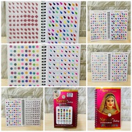 BD10A - Bindi/Pottu Booklet Navya Multi color Mix Shape  -960 bindis