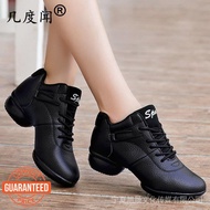 FY5 I have heard several times that square dancer shoes are leather-covered women's medium-heeled dance shoes, sailor dance shoes, women's four-season soft-soled dance shoes cxbni