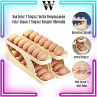 WM 2-Tier Egg Rack Egg Tray/ Minimalist Egg Storage/ Egg Storage Organizer