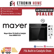 Mayer 60cm 75L Built-in Catalytic Oven MMDO13CS